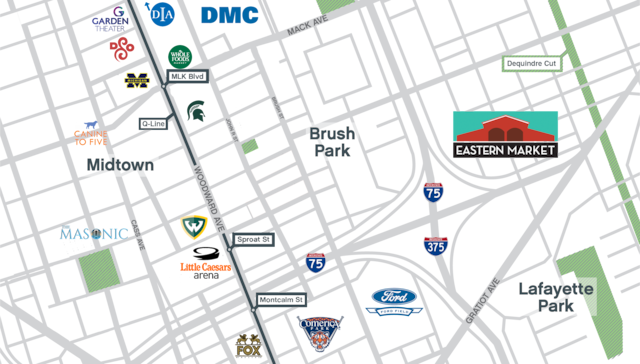248 Alfred St, Detroit, MI 48201 - map