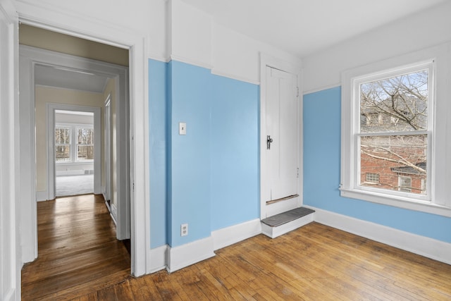 250 Alger St, Detroit, MI 48202 - interior space with baseboards and hardwood / wood-style flooring