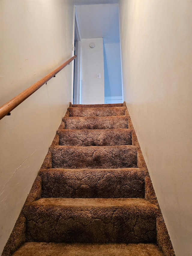 view of stairs