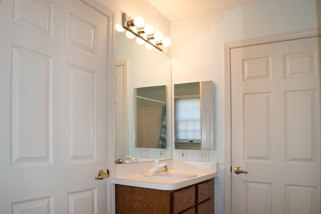 full bathroom with vanity