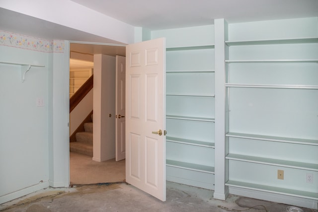 view of closet