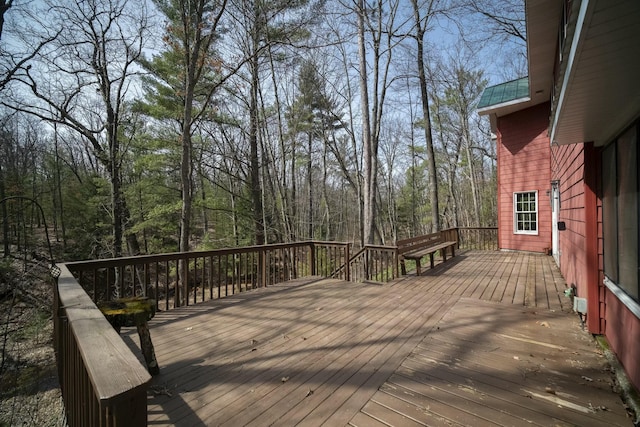 view of deck