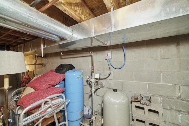 view of utility room