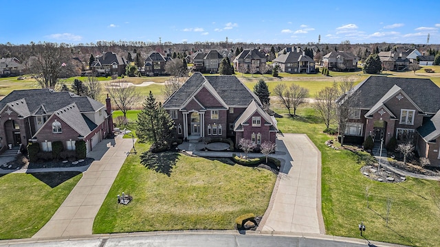 2434 Pebble Beach Dr, Oakland, MI 48363 - aerial view with a residential view