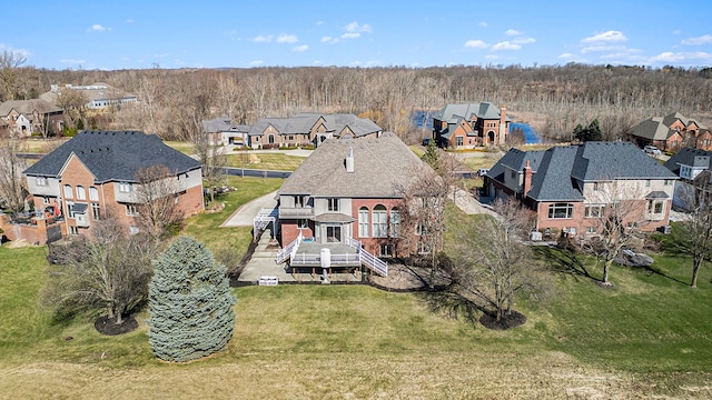 2434 Pebble Beach Dr, Oakland, MI 48363 - birds eye view of property with a residential view