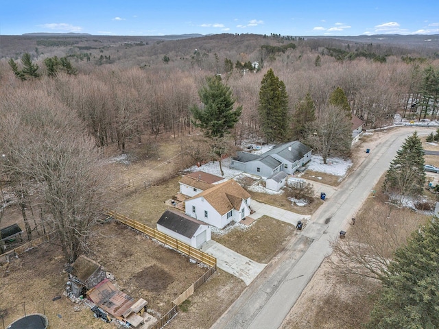 drone / aerial view