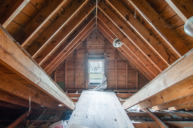 9661 Asbury Park, Detroit, MI 48227 - view of unfinished attic