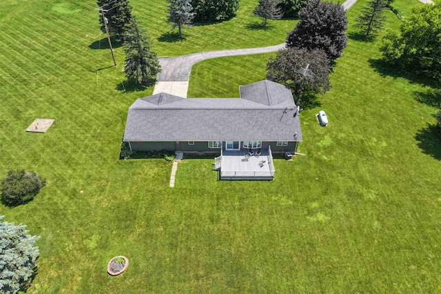5802 Pratt Rd, Lapeer, MI 48446 - view from above of property