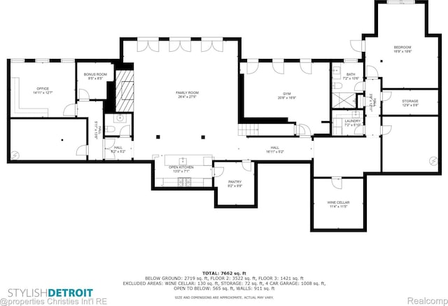 803 Canterbury Cres, Bloomfield Hills, MI 48304 - floor plan / room layout