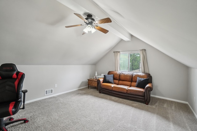 49212 Fuller Rd, Chesterfield, MI 48051 - office space with carpet, baseboards, and a ceiling fan