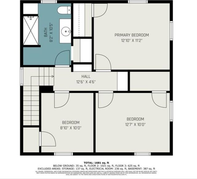 249 Wentworth Ave, Battle Creek, MI 49015 - floor plan