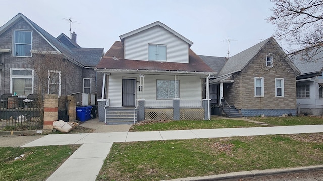 4107 N Campbell St, Detroit, MI 48210 - bungalow-style house featuring covered porch