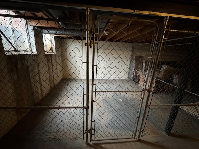 view of storage room