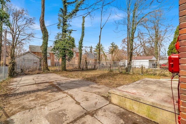 13955 Prevost St, Detroit, MI 48227 - view of yard with a patio and fence private yard