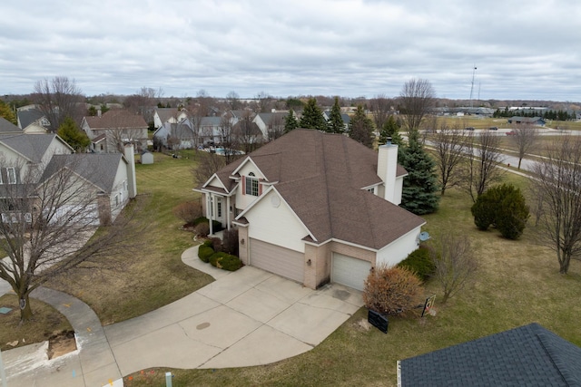 1527 Somerset Ct, Mount Pleasant, MI 48858 - bird's eye view with a residential view
