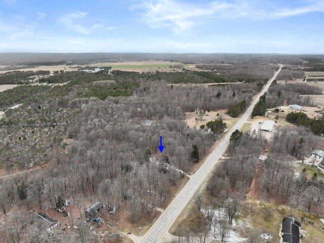 9341 W M-115, Mesick, MI 49668 - bird's eye view with a rural view