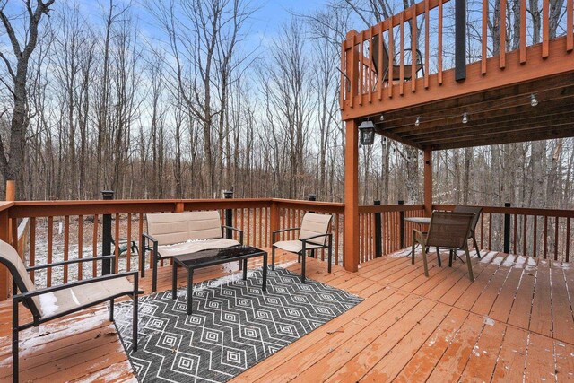 9341 W M-115, Mesick, MI 49668 - view of deck