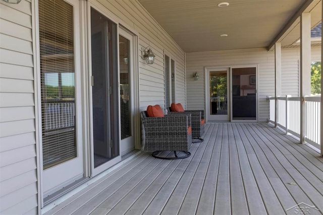 view of deck