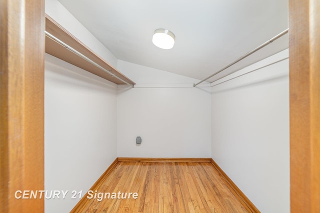 1804 Ardmore St, Midland, MI 48642 - spacious closet with lofted ceiling and wood finished floors