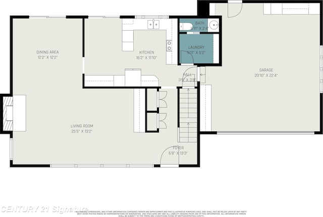 1804 Ardmore St, Midland, MI 48642 - floor plan / room layout