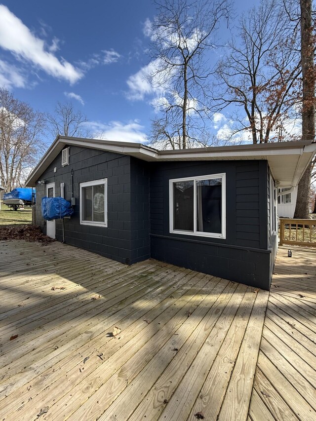 755 Bright Water Dr, Coldwater, MI 49036 - view of wooden terrace
