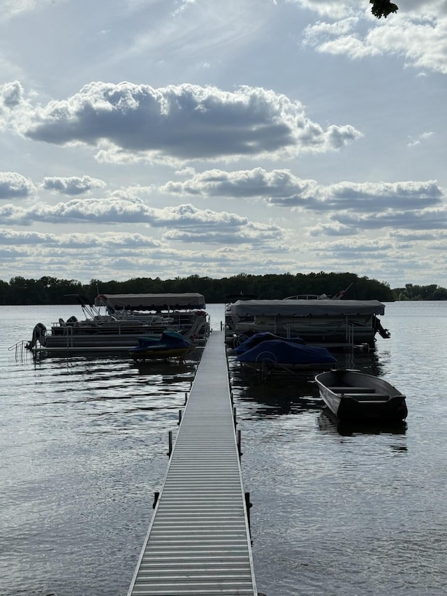 755 Bright Water Dr, Coldwater, MI 49036 - dock area featuring a water view