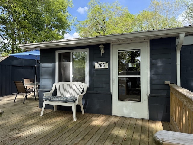 755 Bright Water Dr, Coldwater, MI 49036 - view of deck