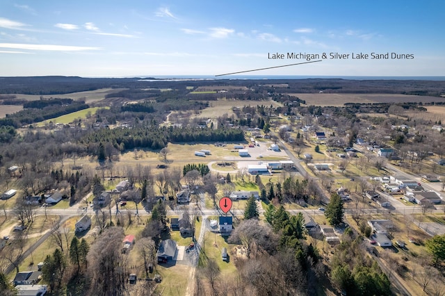 1856 N 56th Ave, Mears, MI 49436 - aerial view of property and surrounding area