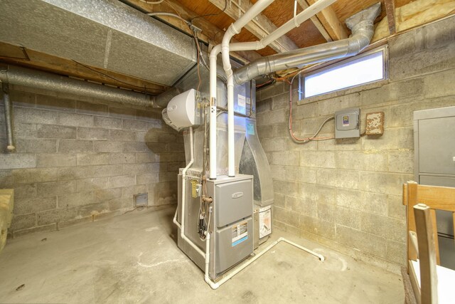view of utility room