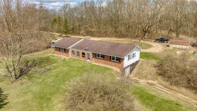 drone / aerial view