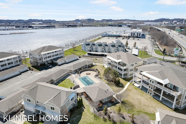 920 W Savidge St Unit 14, Spring Lake, MI 49456 - drone / aerial view of a nearby body of water and a notable bridge