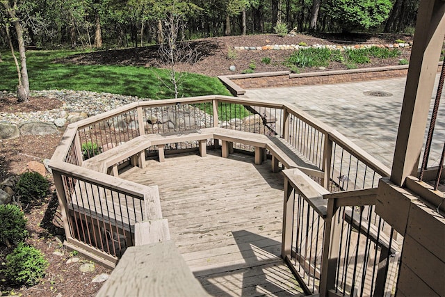 2891 Gale Rd, Ann Arbor, MI 48105 - deck with stairway