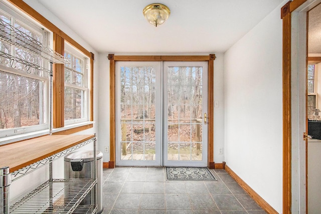 5353 Plum St, Coloma, MI 49038 - doorway with plenty of natural light and tile patterned flooring