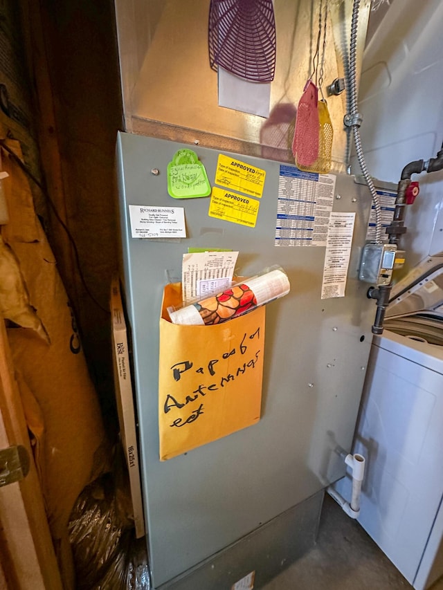 view of utility room