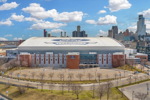 exterior space with a view of city