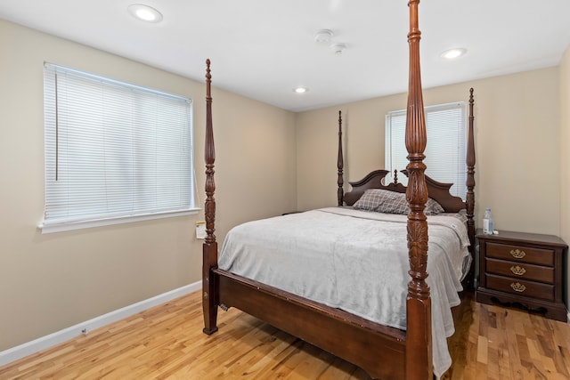 1985 Peerce, Canton, MI 48187 - bedroom with baseboards, recessed lighting, and wood finished floors