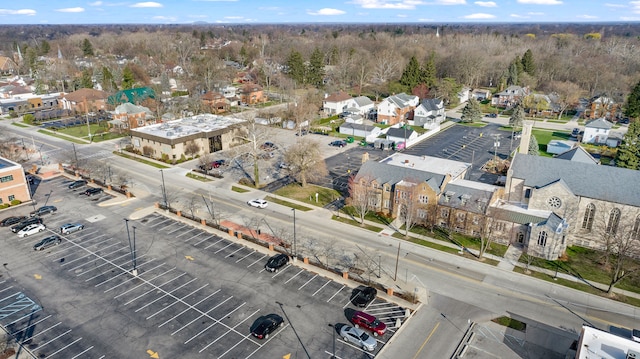 bird's eye view featuring a residential view