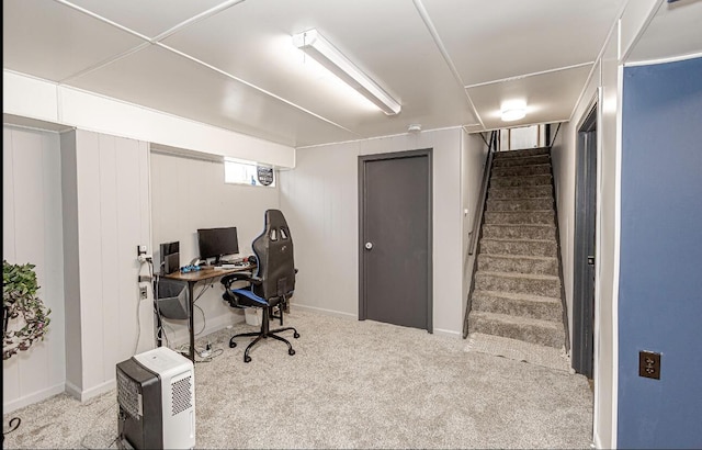 office with carpet