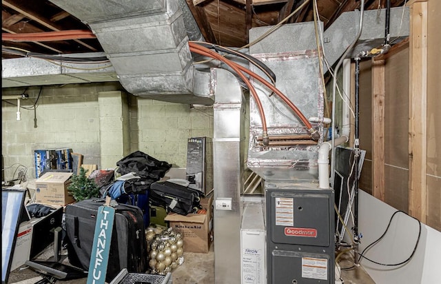 view of utility room