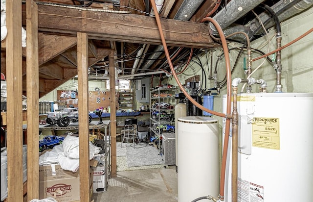 utilities featuring water heater