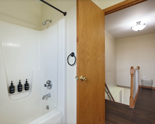 3353 Murphy Lake Rd, Millington, MI 48746 - full bath featuring shower / bathtub combination and wood finished floors