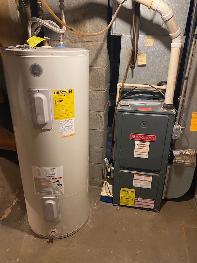 utilities with water heater