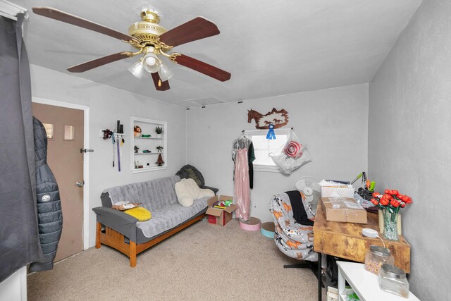 69465 High St, Union, MI 49130 - carpeted bedroom with a ceiling fan