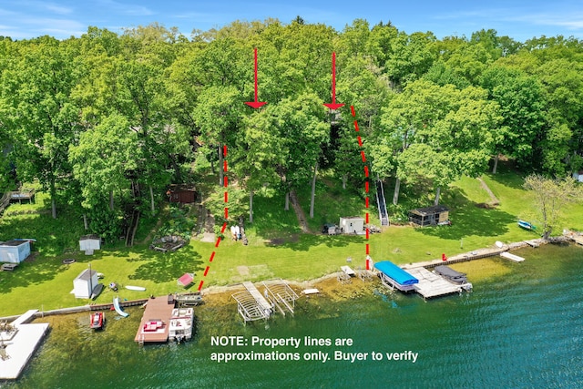 69465 High St, Union, MI 49130 - bird's eye view of a large body of water