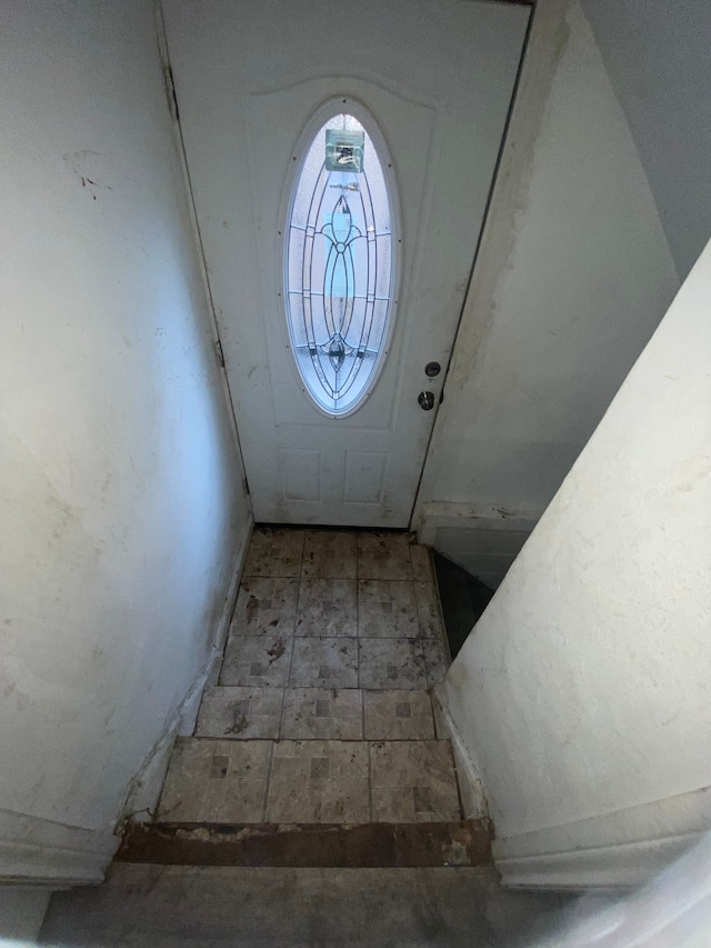 view of entrance foyer