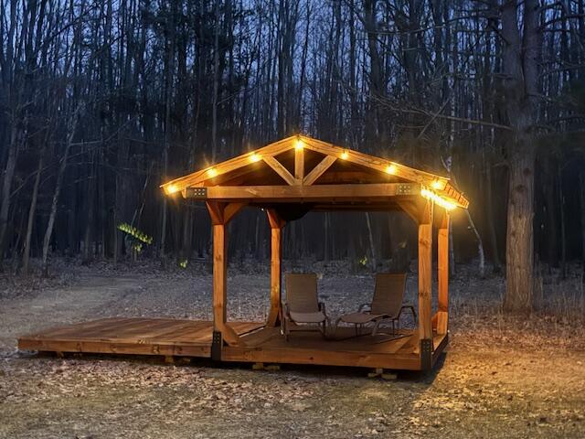 view of property's community featuring a gazebo