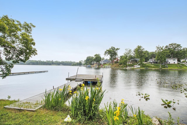 165 Honey Ln, Battle Creek, MI 49015 - dock featuring a water view
