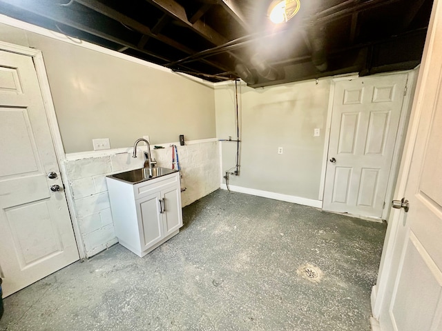 washroom with a sink