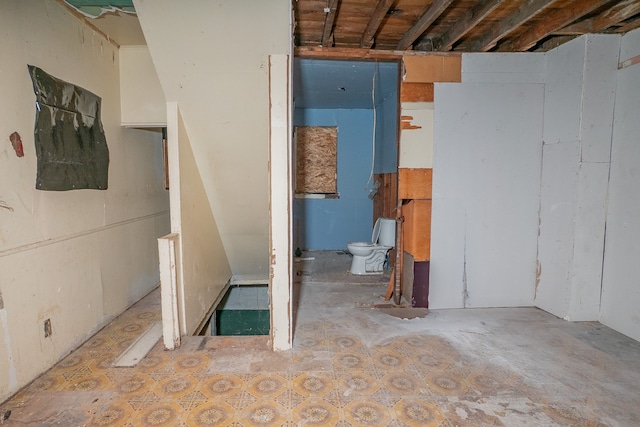 13057 Chelsea St, Detroit, MI 48213 - view of unfinished basement