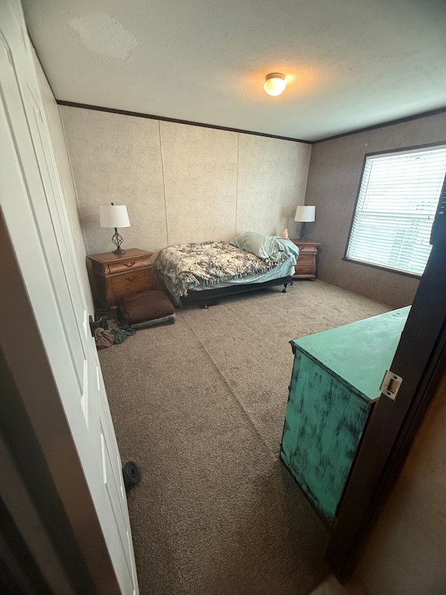 49407 Au Lac Dr E, Chesterfield, MI 48051 - bedroom with carpet and a textured ceiling